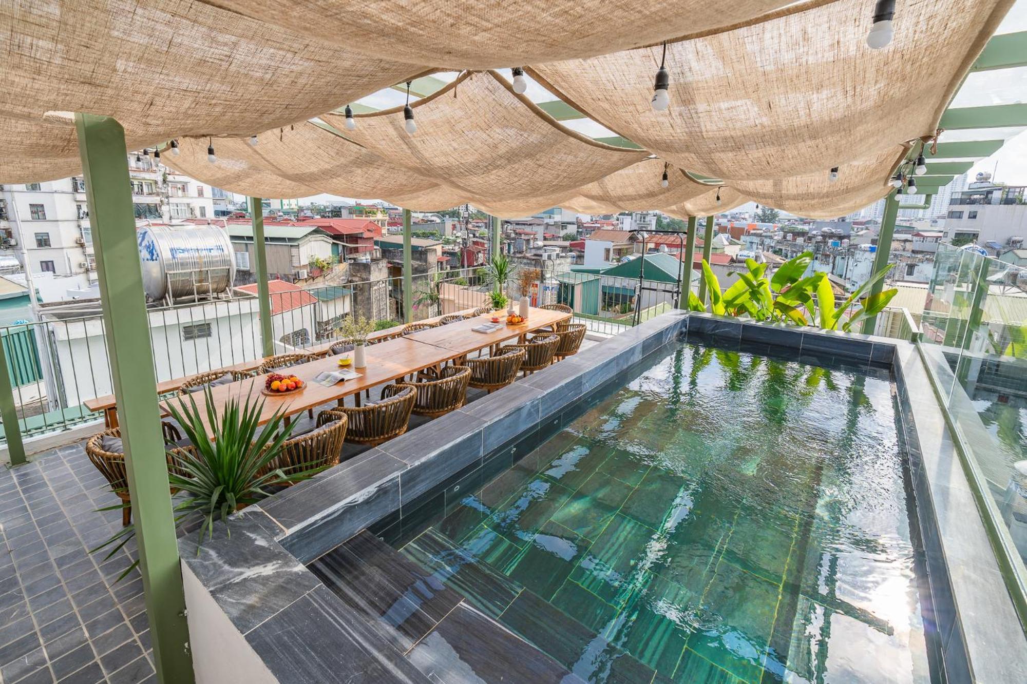 Location/Big Group/Private Villa With Pool And Kitchen Ханой Екстер'єр фото